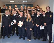 Beförderte und Geehrte