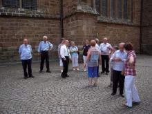 Ehrenabteilung beim Besichtigungsprogramm