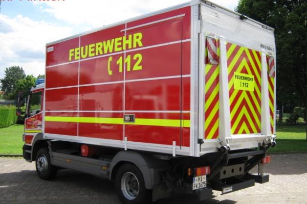 GW-Logistik Stadt, Heckansicht